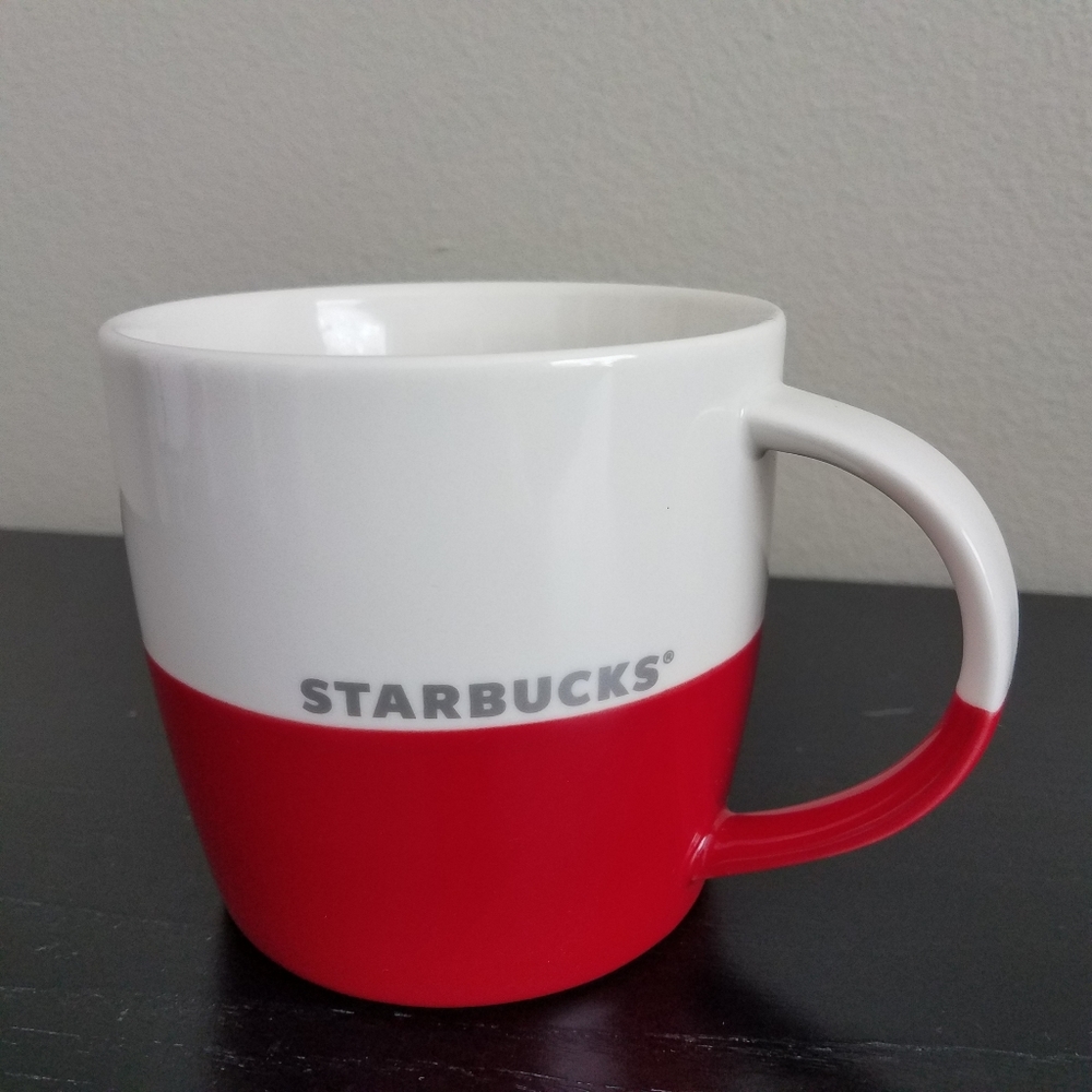 New Collectors Starbucks Red & White Mug